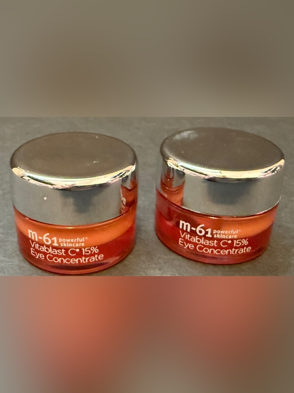 Lot of 2 M-61 Vitablast C 15% Eye Concentrate Samples 3ml 0.1oz Each New Travel